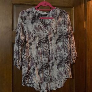 APNY tie front blouse